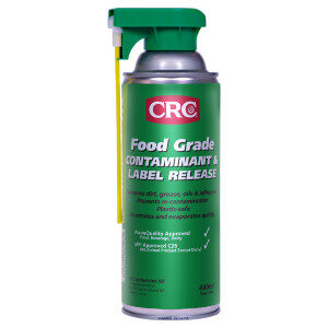 CRC food grade contaminant & label release 400ML - Hoá chất làm sạch và tẩy rỉ sét